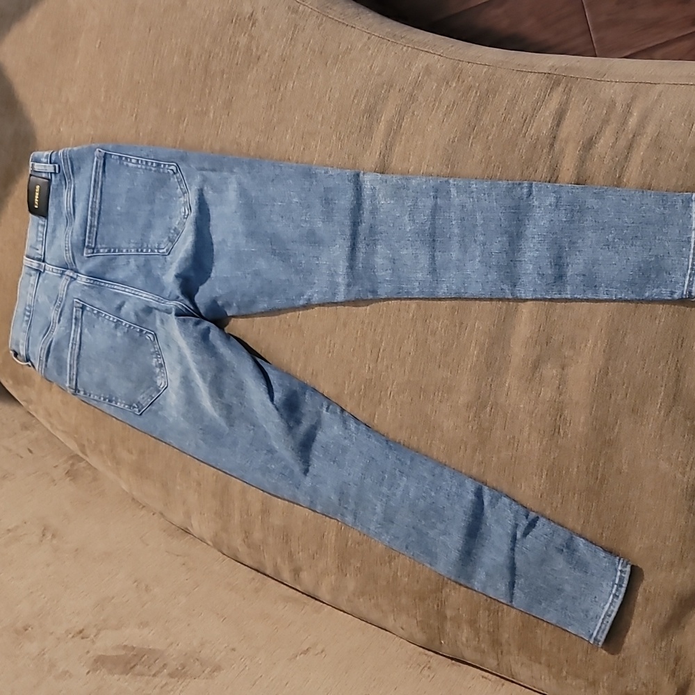 Express High Rise Hyper Stretch Denim Jeans - Picture 7 of 15